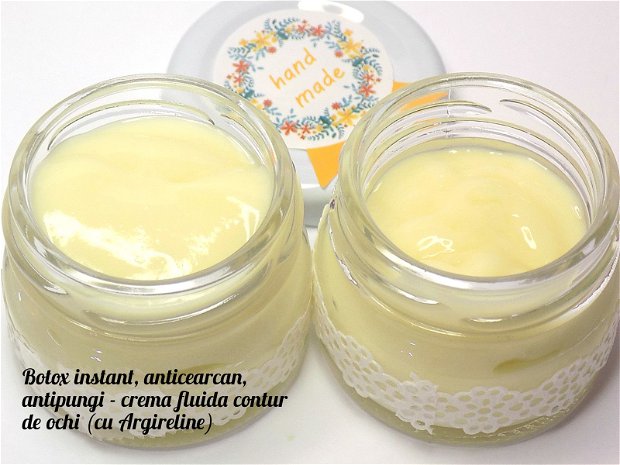 Botox instant, anticearcan, antipungi - crema fluida (cu Argireline) - 30ml