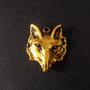 PANDANTIV LUP AURIU - 30 X 24 MM