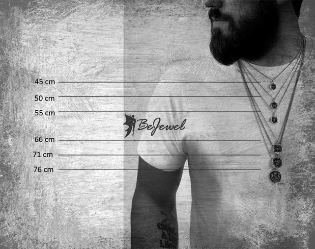 Colier barbatesc cu snur de piele si zamac ''Amulet''