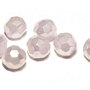 Cristale din sticla, rotunde, opace, 8 mm, gri