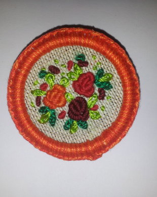 Brosa - martisor portocaliu