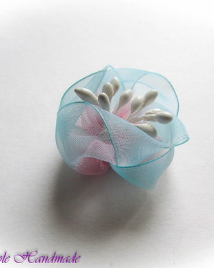 Aisha - brosa floare textila