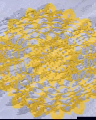 Mileu dantelat galben