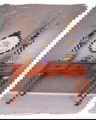 CONSOLA MARE DIN LEMN MAHON