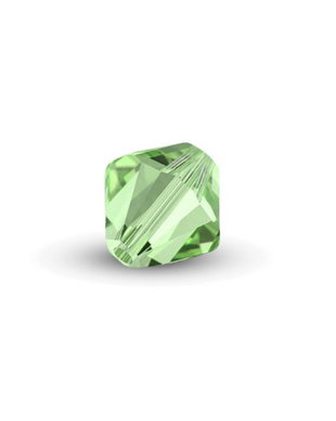 Cristale din sticla, biconice, 3.5x4 mm, crisolit