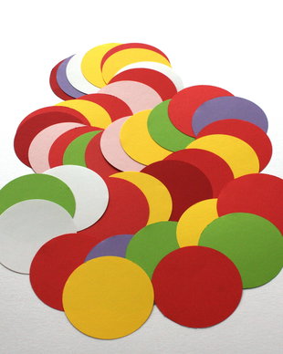 Set de 40 buline colorate