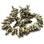 (5buc) Jasper dalmatian stick 10-20mm x6mm   GSLAK 287