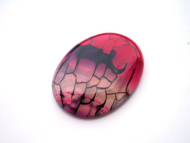 Cabochon agata veins