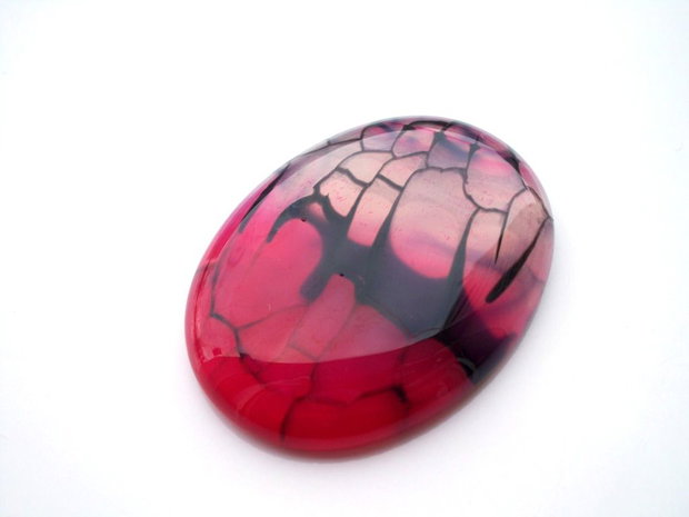 Cabochon agata veins