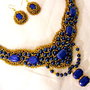 set " albastru cobalt"