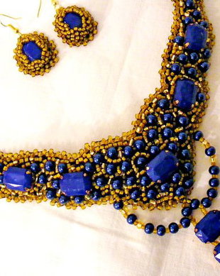 set " albastru cobalt"