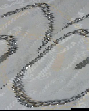 Cordon din lant argintiu