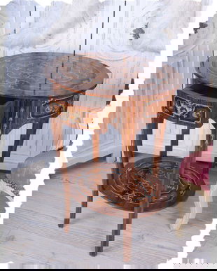 MASA DIN LEMN MASIV CU FURNIR DEOSEBIT