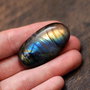 Cabochon Labradorit Oval flashy