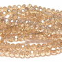 Cristale din sticla, rondelle, 2.5x2 mm, electroplacate