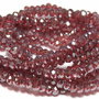 Cristale din sticla, rondelle, 2.5x2 mm, electroplacate