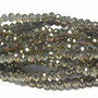 Cristale din sticla, rondelle, 2.5x2 mm, electroplacate