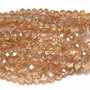 Cristale din sticla, rondelle, 2.5x2 mm, electroplacate