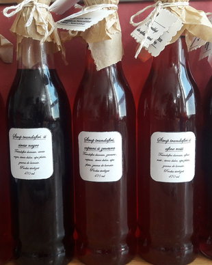 SIROP TRANDAFIRI , ZMEURA SI FRAGUTE