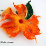 Brosa impaslita - Floare de foc