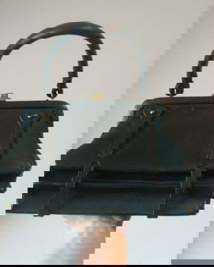 GEANTA VINTAGE PIELE NEAGRA