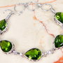 Bratara quartz peridot