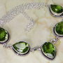 Colier quartz peridot