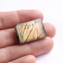 Cabochon Labradorit  flashy  - rectangular