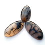 Cabochon agata veins