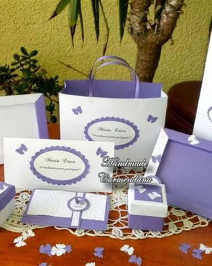 Set papetarie botez tematic fluturasi
