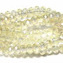 Cristale din sticla, rondelle, 3x2 mm, electroplacate