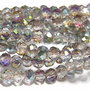 Cristale din sticla, rondelle, 3x2 mm, AB
