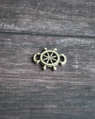 Link carma / ship wheel  - Zamac / Zamak zmk0018