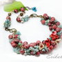 Colier cu floricele colorate(3)