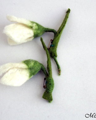 Brosa impaslita - Ghiocel