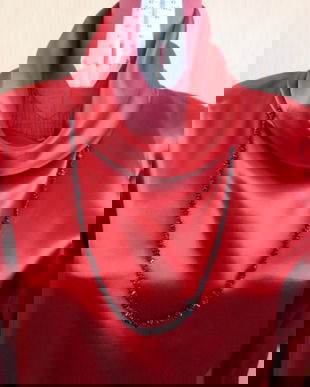 bluza din satin cu guler