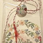 Brosa martisor cabochon sticla 14mm motive maghiare, model 4