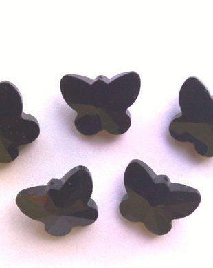 LPS02 - fluture sticla negru
