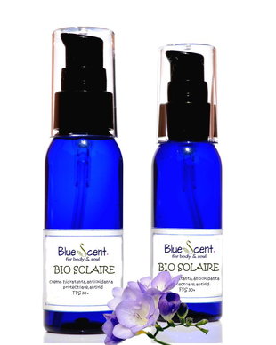 Bio Solaire-crema cu FPS 30,hidratanta,antioxidanta,protectoare,antirid-BlueScent