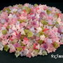 9355 - (MIX 100b) Floricele acrilice, multicolore, 9x5mm