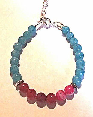 Bratara Angelite si Agate