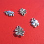 Trifoi norocos argintiu aprox 2x10x15 mm