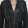 Sacou din piele neagra
