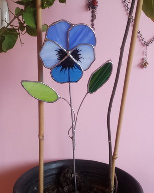 Decoratiune panseluta vitraliu