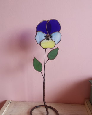Decoratiune panseluta vitraliu