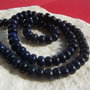 Lapis lazuli grad A rondele aprox 6.5x4-4.5 mm