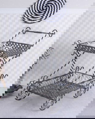 CARUCIOR DIN FIER FORJAT ANTIK BLACK