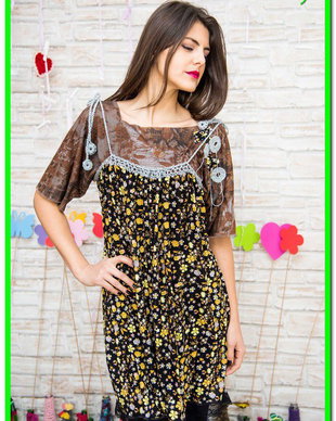 rochie cu flori de primavara