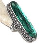 Inel green quartz