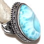Inel larimar natural